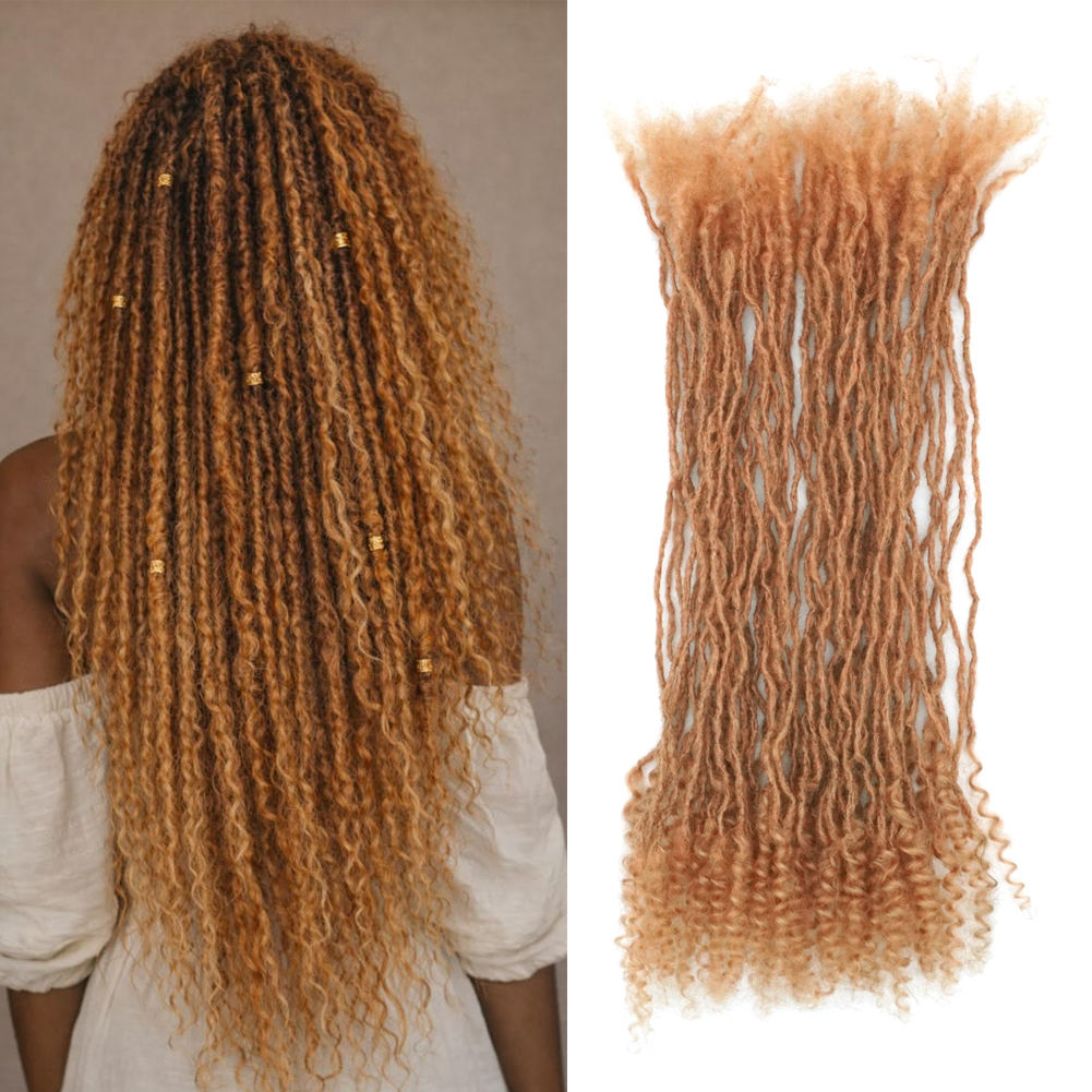 Colorful Human Hair Microloc Extensions
