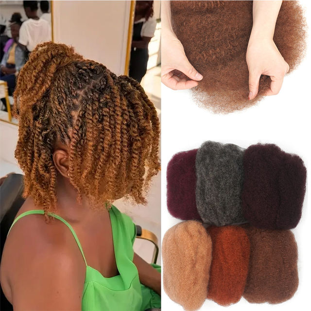 KAMA Brazilian Remy Afro Kinky Micro Twist Bulk