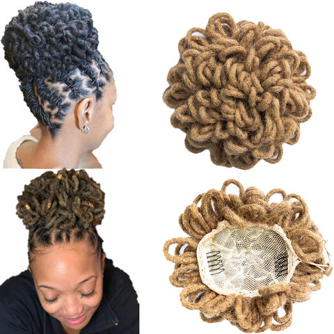 Afro Dreadlock High Puff Drawstring Ponytail by Kama Hair — factory direct wholesale