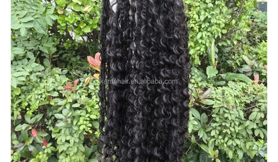 KAMA Hair Blended Crochet Locs Wig with Lace Front — Factory Direct Wholesale
