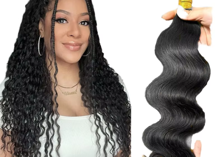 KAMA Hair Boho Braids Body Wave Bulk Extensions — Professional Maintenance Results