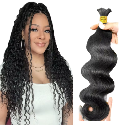 KAMA Hair Boho Braids Body Wave Bulk Extensions — Professional Maintenance Results