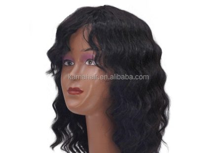 Indian virgin water wave full lace bob wig