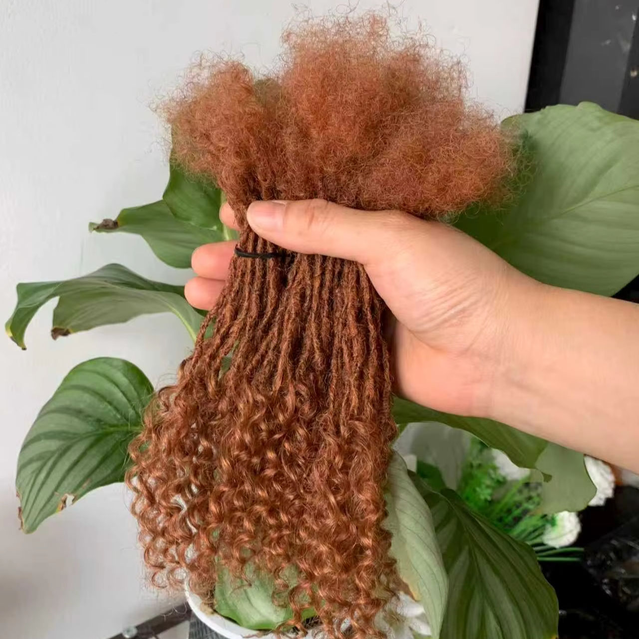 KAMA Sisterlocks with Curly Tips - Best Selling Human Hair Micro Dreadlock Extensions