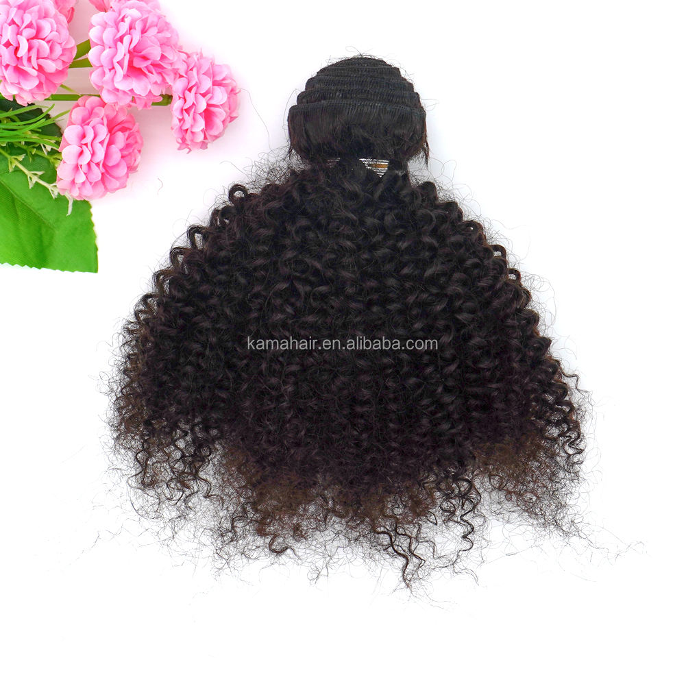 Unprocessed Virgin Brazilian 4B4C Afro Kinky Bundles
