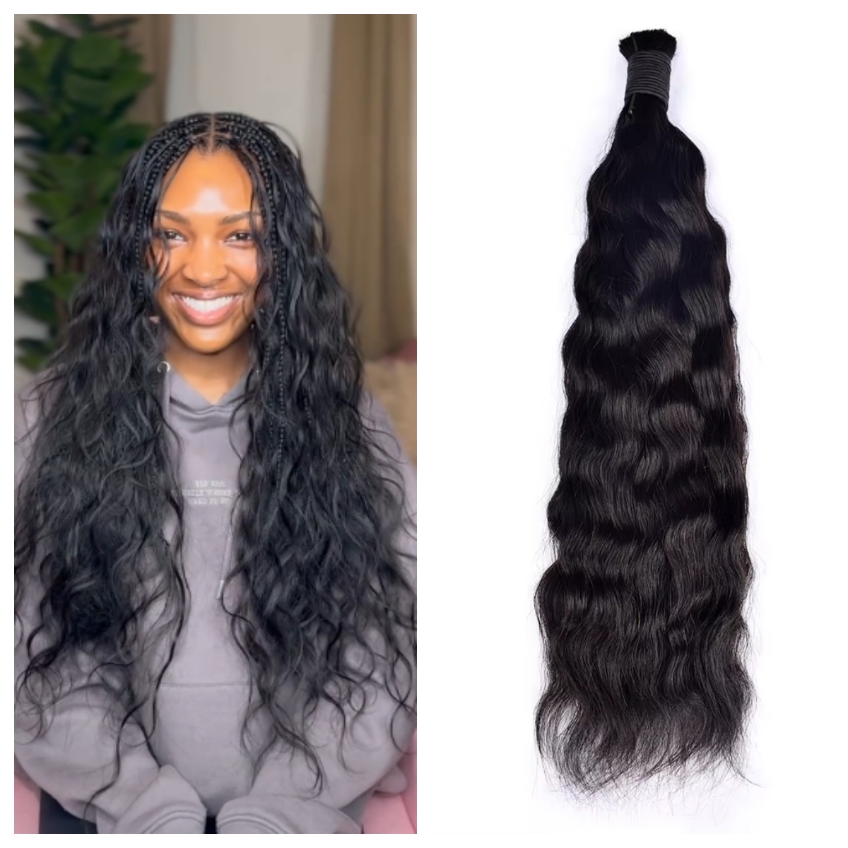 boho braids with human hair