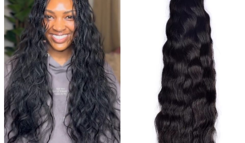 Kama kama 100 virgin human hair bulk for crochet boho braids 100g 2026 09 16