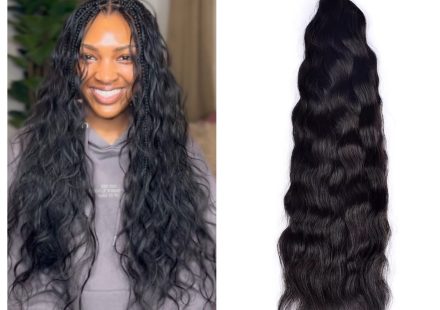Kama kama 100 virgin human hair bulk for crochet boho braids 100g 2026 09 17
